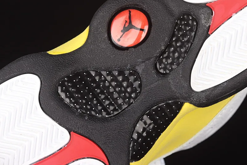 All categories Air Jordan Jordan series basketball shoes Air Jordan 13 G version Air Jordan AJ13 Retro AJ13 Joe 13 racing white and yellow 414571-167